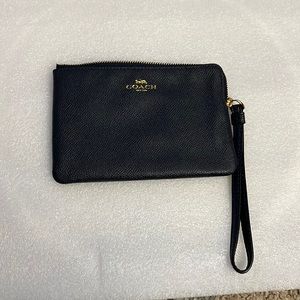 Navy Blue Coach Wristlet